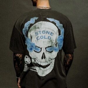 Darc Sport Stone Cold WWF charcoal grey shirt size medium